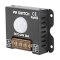 Miniatyrbild 3 av 8: PIR-omkopplare rörelsesensor LED Mänsklig infraröd avkänningskontroll för ljusremsa utomhus DC12‑24V 30A
