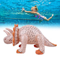Miniatyrbillede 4 af 8: Simulerings-Dinosaur Model Barn Pool Party Oppustelig Dinosaur Legetøj Pedagogisk Legetøj #1