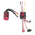 Miniatyrbilde 4 av 8: Motor ESC Set 2838 børsteløs motor og 35A børsteløs ESC-erstatning for 1/14 1/16 RC bil Rød 4400KV