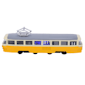 Miniatyrbillede 2 af 8: 1:90 Kid Træk Tilbage Legetøjsbil Børn Legering Simuleringsbilmodel Dekoration med Lydlys (Gul)