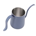 Miniatyrbild 4 av 8: Kaffekokare 304 rostfritt stål förtjockad tunn lång pip 250ml hälla över kaffekokare för hem mörkblå