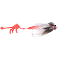 Miniatyrbilde 2 av 8: Simulering Mus Formet Harpiks Fiske Agnsoft Bait Tackle med Dobbel Treble Hook Hvit