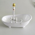 Pikkukuva 2 / 4: Nukkekoti Miniatyyrit Sähköinen kylpyamme 1/6 Kylpyammekalusteet Kylpyhuoneen tarvikkeet Lapset Leikkiminen