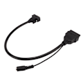 Pikkukuva 5 / 8: OBD-sovitinkaapeli 16-nastainen uros 15-nastainen naaras Plug and Play -diagnostiikkoliitäntä Launch X431:lle