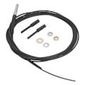 Miniatyrbilde 6 av 8: Fiberoptisk sensor 0 til 540 mm testområde M3 tråd lineær refleksjon optisk fibersensor sondeskabel