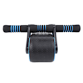 Miniatyrbillede 2 af 8: Springback Wheels Roller Hjemme Buktræner Push Up Træning Lydløs Fitnessudstyr Blå
