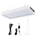 Pikkukuva 1 / 8: 2000W täyspektrin LED-kasvilamput Kaksoiskytkin Sisäkasvien kasvatusvalot 3 tilalla sisäkasveille vihanneksille ja kukille 100‑277V EU-pistoke
