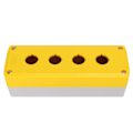 Miniatyrbild 6 av 8: BERM Push Button Switch Control Station Box Industrial 4 Gang Vattentät ABS Gul