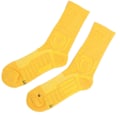 Miniatyrbillede 8 af 8: 1 par Sports AntiSlip strømper Åndbar Basketball Fodbold Atletiske beskyttelsesstrømper (Gul)