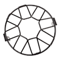 Miniatyrbilde 6 av 8: Motorsykkel Frontlysgrill Grill Frontlys Mesh Grillbeskyttelse Universal for motorsykkel med 6,5 tommers frontlys dobbelt tverrsnitt