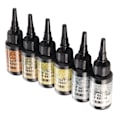 Miniatyrbilde 2 av 8: 6 stk. Farget UV-resin 10 ml hver pennformet hurtigherdende aluminiumsfolieforsegling UV-lim for DIY smykkekunst gul serie