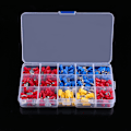 Miniatyrbild 4 av 8: 280 st elektriska assorterade isolerade tråd Crimp terminaler Connector Case Kit Set