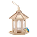 Pikkukuva 1 / 8: Puinen lintujen ruokinta-asema riippuva Hollow Bird Feeder