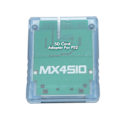 Miniatyrbilde 5 av 8: Lagringskortsadapter Transparent Plug and Play Profesjonell spillkonsoll Minnekortleser for PS2 Blå