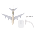 Miniatyrbillede 1 af 8: Simuleret legerings passagererfly model legetøj model Diecast fly model dekoration til børn voksne 7,9 tommer