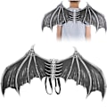 Miniatyrbilde 5 av 8: Halloween Vinger, Foldsammen Festkostyme Rekvisitt Cosplay Tilbehør for Barn Kid Gave Svart