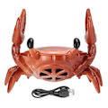Pikkukuva 1 / 8: 2-in-1-mobiilipuhelinteline Bluetooth-kaiutin Ravun muotoinen teline 360 asteen surround-kaiutin (punainen)