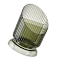 Miniatyrbild 4 av 8: Sminkborsthållare Organizer Plast Transparent Rund Sminkborste Förvaringshållare Cup för Penna Grön Fri storlek