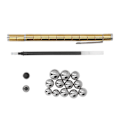 Miniatyrbillede 3 af 8: Magnetisk pen legetøj stressaflastning dekompression magnetisk metal skrivepen gave til lærere studerende guld