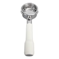 Pikkukuva 5 / 8: 58 mm 3-korvainen Bottomless Portafilter Kahvi Bottomless Portafilter Barsetto Kahvikoneelle C2 Muovi Valkoinen