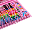 Miniatyrbillede 7 af 8: 150 stk Børnemalingssæt Oliepastel Akvarelpenne Kridt Farveblyanter Gør-det-selv Kunsttilbehør til Studerende Rosa Boxed