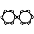 Miniatyrbillede 5 af 8: 2 stk. Mountainbike Cykling Boost Nav Adapter Aluminium Legering Høj Styrke Anti-Rust Sort
