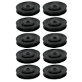 Pikkukuva 5 / 8: 90 mm universaali laakerirulla Hiljainen ja vakaa DIY-nyloniköysirulla kuntosalilaitteille, autotallin nosto-oven nosturille, 10 kpl