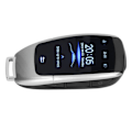 Miniatyrbillede 2 af 8: Universal TK900 LCD-berøringsskærm Smart Nøgle Nøglefri Adgang til Start Stop Motor-knap Modeller Sølv