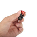 Miniatyrbilde 7 av 8: 1 par aluminiumlegerings sykkel Styrehåndtak Stang End Plug Cap Deler (rød)