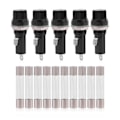 Miniatyrbillede 1 af 8: 5 stk elpanelmonterede sikringsholdere til 6 * 30 glassikringer AC 125V 15A / 250V 10A