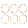 Miniatyrbilde 3 av 8: 20 stk Metallringer 4x32mm Jern Solid Holdbar Multifunksjonell Utsøkt Metall O-ringer Gull