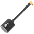 Miniatyrbillede 8 af 8: 5.8Ghz MMCX 2.8dbi RHCP Høj Gain Lang Antenne til FPV Racing Drone RC Dele Sort Vinkel