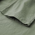 Miniatyrbilde 4 av 5: Bomullslin Badekåpe for Menn 3/4 Ermer Nattøy Dressing Gown - Grønn 3XL