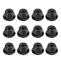 Pikkukuva 2 / 8: 12 kpl. Luistamattomat pultit 4 mm lukitusmutterille Axial Traxxas TRX4 TRX6 SCX10 1/10 RC-mallin autolle (musta)