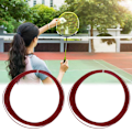 Miniatyrbillede 3 af 8: 2 stk Slidstærke 10m Høj Fleksibilitet Badmintonstreng Line Træningsracket Racquet Lines (rød)