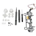 Miniatyrbilde 3 av 8: D Pad Lysende Knapper Kit DIY Flere Farger Lysende Hjemme Face Knapper for PS5 Kontroller