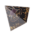 Miniatyrbillede 6 af 8: 5 cm Orgonitpyramide til positiv energilagning Krystalpyramidemeditation Orgonitpyramider Chakra Zodiac Energy Generator Stenbukken