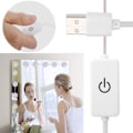 Pikkukuva 4 / 8: 10 kpl/setti USB 3-väriset LED-valot meikkiä varten, kauneus pöytäpeili