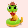 Miniatyrbild 4 av 8: Elektrisk Rattlesnake Toy Snake Skrämmande trickleksak för barnlek