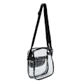 Miniatyrbild 8 av 8: Transparent Messenger Bag PVC Axelväska med Justerbar Rem för Daglig Shopping Strandresor