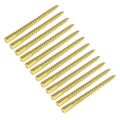 Miniatyrbilde 6 av 8: Twisted Long Candle Soy Wax Røykløs Metallic Twisted Lysestake for Bryllupsfest Gull