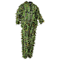 Pikkukuva 3 / 8: Green Wild Camouflage Ghillie -puku 3D-lehtitakki ja -housut Metsästysvaatteet