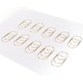 Miniatyrbillede 4 af 8: Papirclips Forhindrer Udskridning Rustfri Kærlighed Hjerteformede Dekorative Søde Bogmærke Metal Papirclips til Dokumenter Guld