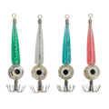 Miniatyrbilde 1 av 8: 4 stk LED Fiske Lures Lys Gløder i Mørket Under Vann Fiske Lures Lys undervannslampe med krok