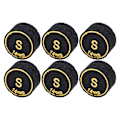 Pikkukuva 7 / 8: 6 kpl Pool Cue -kärjet Ammattimainen Monikerroksinen Biljardi Pool Cue -kärjet Vaihto Pool Cue ja Snooker 14mm S