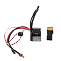 Pikkukuva 2 / 8: 2S-3S 60A harjaton ESC vedenkestävä elektroninen nopeussäädin ohjelmointikortilla 1/10 RC-autolle