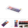 Miniatyrbild 6 av 6: Gradient Färg Skönhet 3D lösögonfransar Tjocka ögonfransar Förlängning Makeup Tool 10mm
