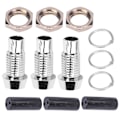 Miniatyrbillede 4 af 8: 20 stk 3 mm diodelampeholder Konkav messing lysende montering Industrielle kontroldele F3