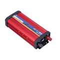 Miniatyrbild 5 av 8: 1000W Bilströmkonverter Modifierad Sinusvåg Dubbla USB-portar Snabbladdning Aluminiumlegering Röd 12V‑110V