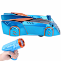 Miniatyrbild 5 av 8: Väggklättring Racingbil Infraröd Följljussensor 4-hjulsdriven BarnleksakerBlå